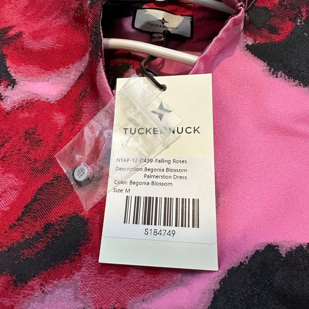 Tuckernuck Palmerston Dress in Begonia Blossom Size M - Picture 4 of 8